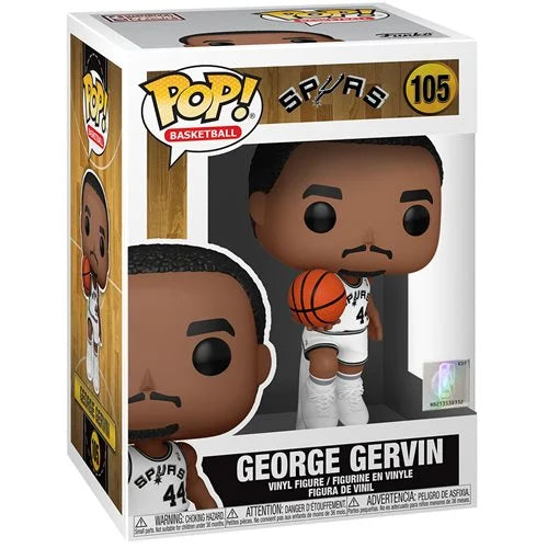 NBA: Legends George Gervin (Spurs Home) Pop! Vinyl Figure #105