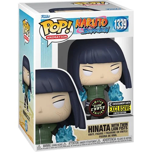 Naruto: Shippuden Hinata with Twin Lion Fists Funko Pop! Vinyl Figure Chase #1339 - Entertainment Earth Exclusive