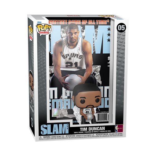 Nba Slam Tim Duncan Pop! Cover Figure With Case #05