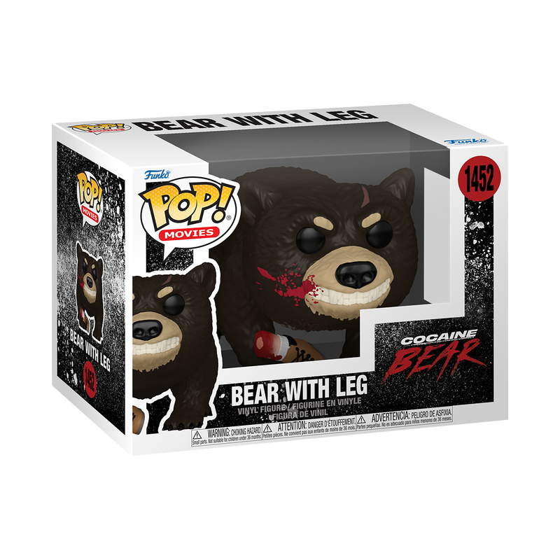 Cocaine Bear with Leg Bloody Funko Pop! Vinyl Figure # 1452