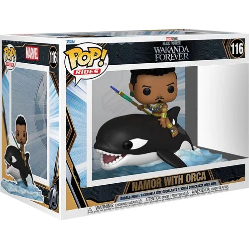 Black Panther: Wakanda Forever Namor with Orca Pop! Ride 310