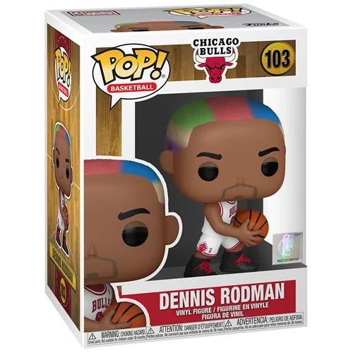 NBA: Legends Dennis Rodman (Bulls Home) Funko Pop! Vinyl Figure #103