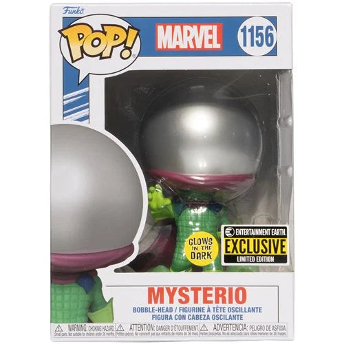 Marvel Mysterio 616 Glow-in-the-Dark Pop! Figure - EE Excl #1156