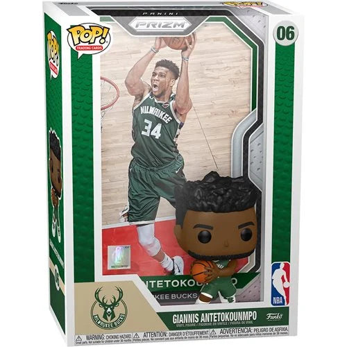 NBA Giannis Antetokounmpo Pop! Trading Card Figure with Case 06