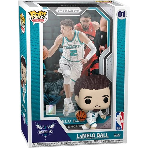 NBA LaMelo Ball Pop! Trading Card Figure with Case 01