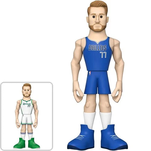 NBA Mavericks Luka Doncic 12-Inch Vinyl Gold Figure