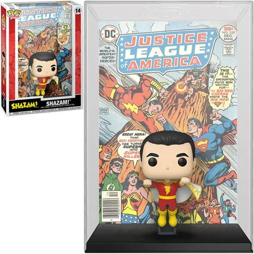 Shazam Pop! Comic Cover Figure with Case Shazam Pop!