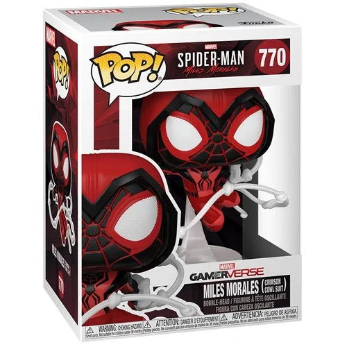 Spider-Man Miles Morales Game Crimson Cowl Suit Funko Pop! 770