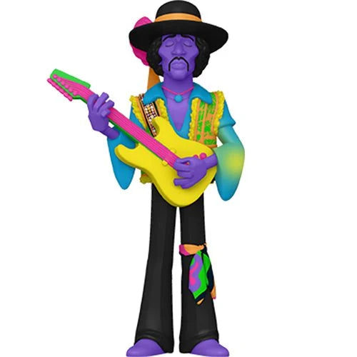 Jimi Hendrix Blacklight 5-Inch Vinyl Gold Figure