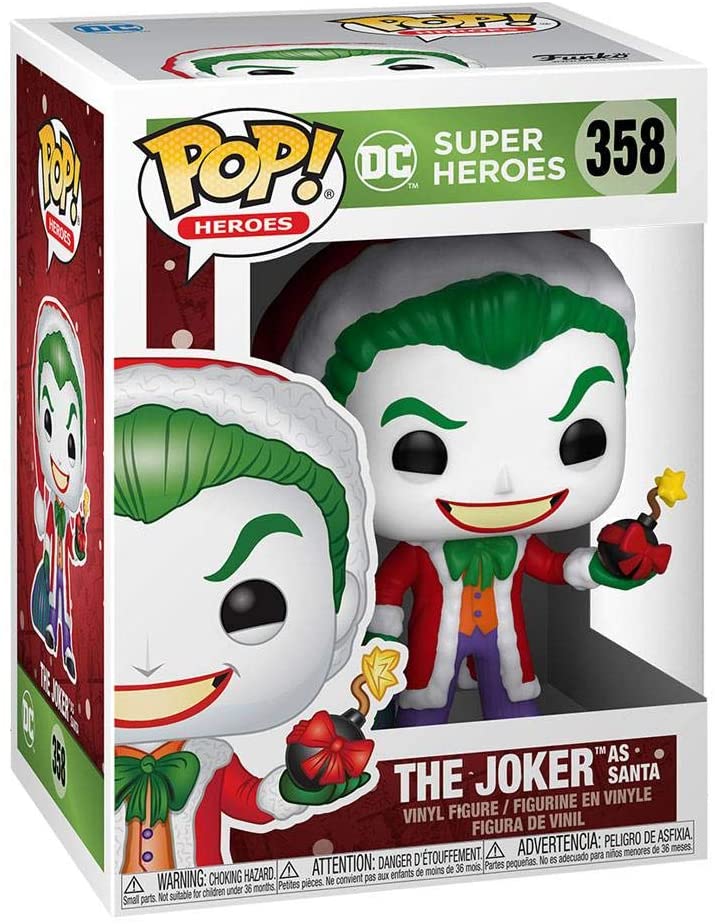 DC Holiday Santa Joker Funko Pop! Vinyl Figure #358