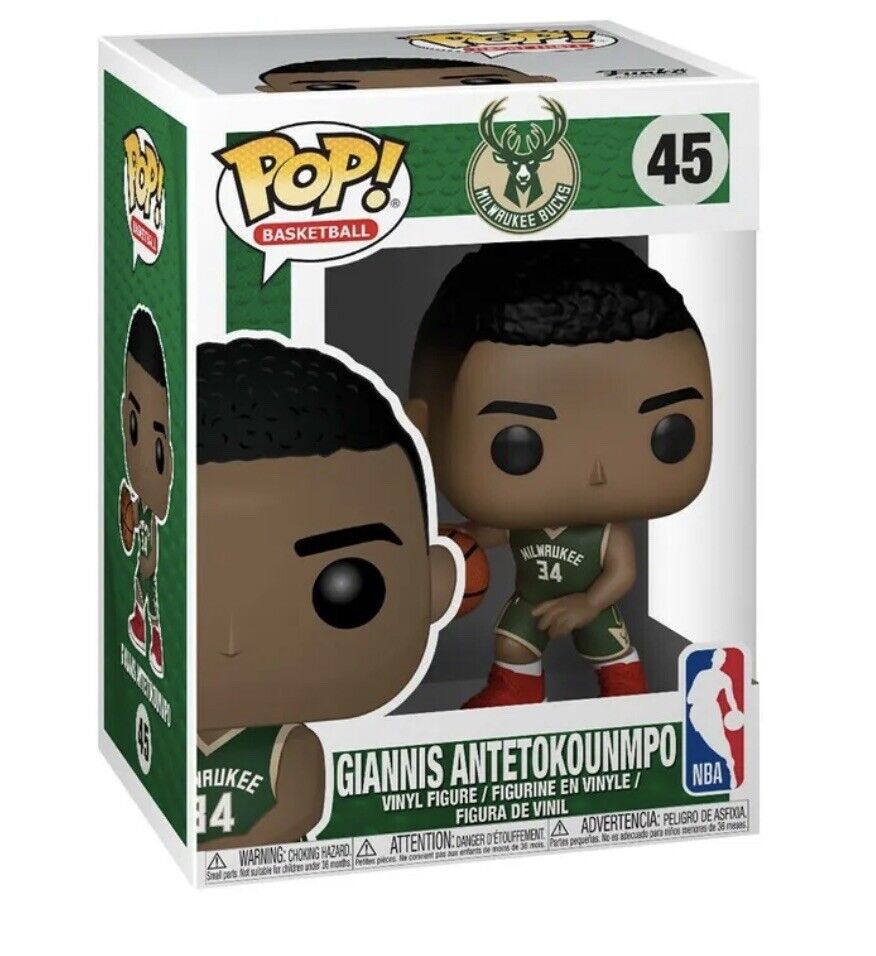 NBA Giannis Antetokounmpo Bucks Funko Pop! Vinyl Figure #45