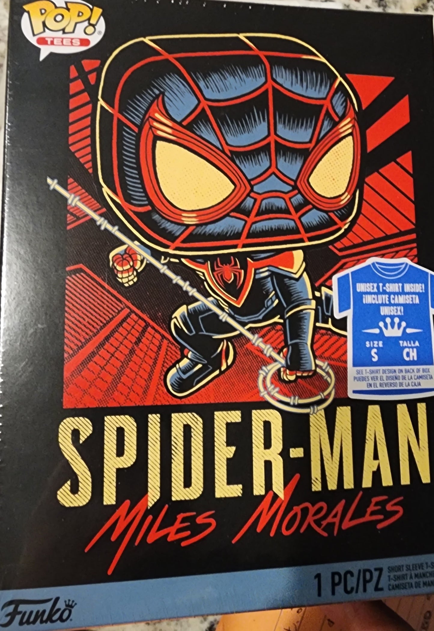 FUNKO GAMEVERSE SPIDER-MAN MILES BOXED POP TEE